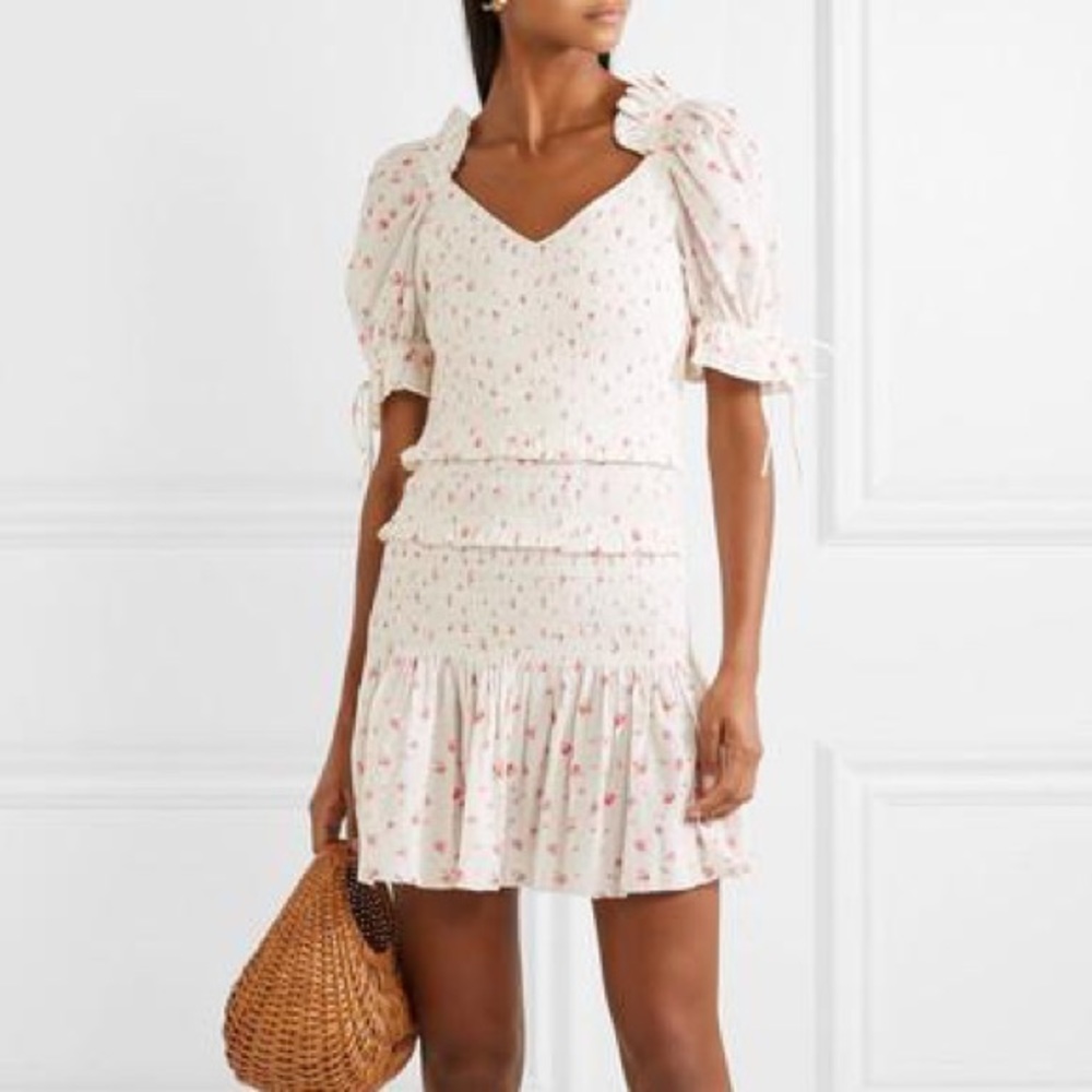 Loveshackfancy Tina smocked dress size M